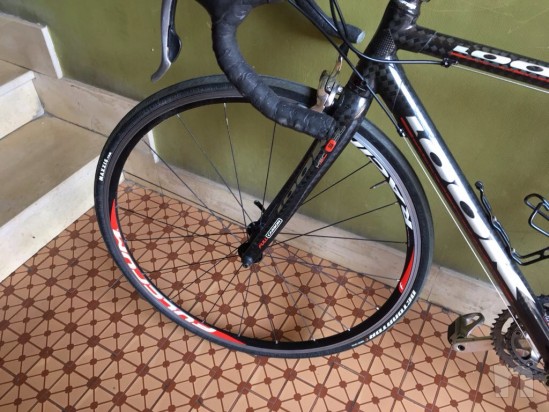 Bicicletta corsa tg S look 565 carbonio foto-18537