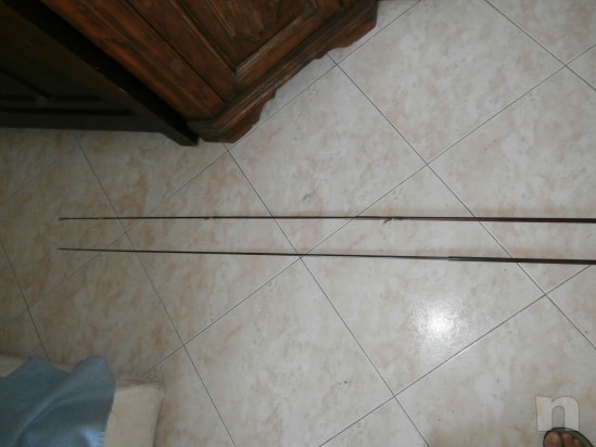 lotto 3 canne da pesca in resina foto-18784