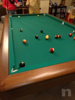 Tavolo biliardo come nuovo con piani di chiusura e accessori, usato nel film di Nuti "Sig. Quindicipalle" foto-10269