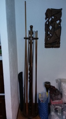 Biliardo 6 buche di fine '800 datato marchiato foto-19773