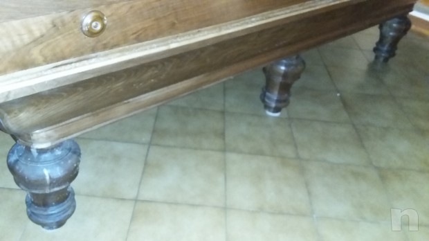 Biliardo 6 buche di fine '800 datato marchiato foto-19772