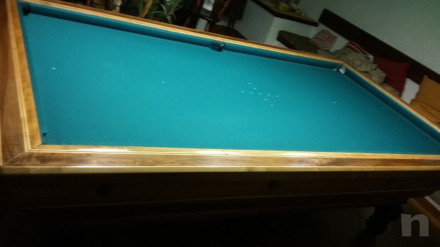 Biliardo 6 buche di fine '800 datato marchiato foto-19770