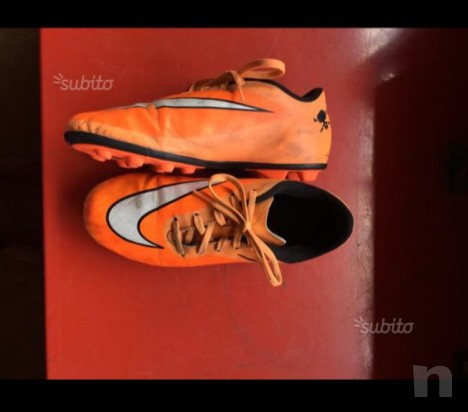 Nike Hypervenom arancioni e bianche, n. 38 - 13 tacchetti foto-10700