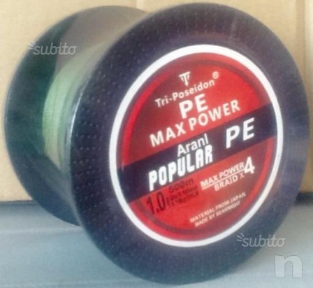 Trecciato pesca spinning, traina foto-19954