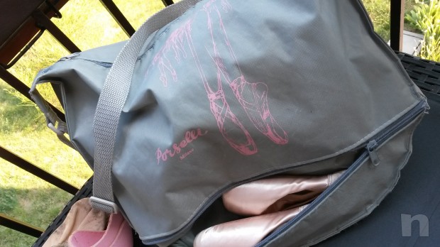 Gruppo scarpe danza classica da punta Porselli e borsa danza Porselli foto-1525