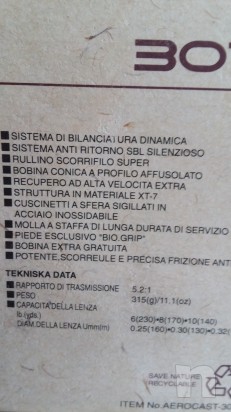 Mulinello SPINNING marca SHIMANO mod. AEROCAST 3010  foto-20081