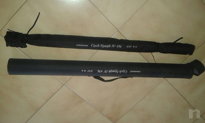 Canna da pesca a ninfa foto-1555