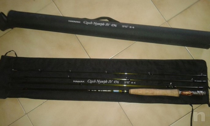 Canna da pesca a ninfa foto-1556