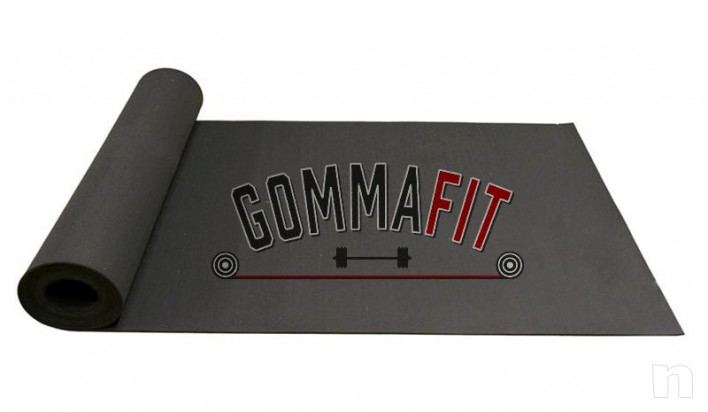 Pavimento rotoli gomma palestra sala pesi crossfit foto-10967