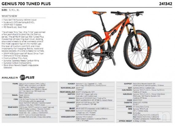 SCOTT GENIUS 700 PLUS TUNED TG L mtb foto-20774