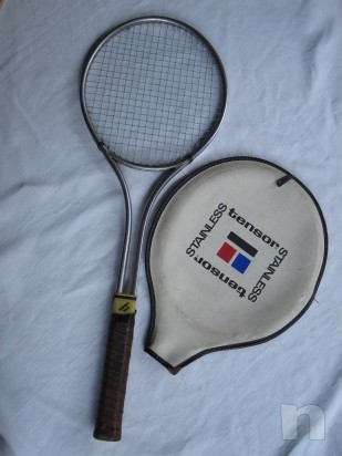 Racchetta tennis vintage stainless Tensor foto-11498