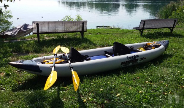 CANOA SEVYLOR RIVER XK2 - CANOA KAYAK CONDIZIONI PERFETTE - COMPLETA  foto-11585
