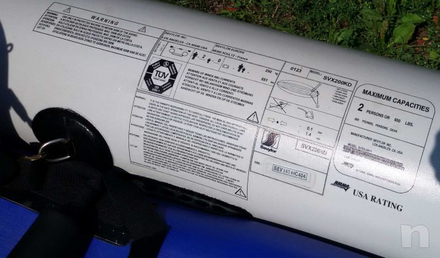 CANOA SEVYLOR RIVER XK2 - CANOA KAYAK CONDIZIONI PERFETTE - COMPLETA  foto-21499