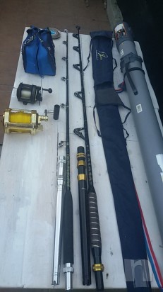 canne da pesca con mulinelli foto-21736