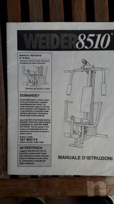 Panca multifunzione weider 8510 foto-21975