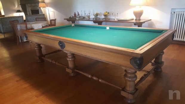 tavolo da biliardo artigianale, completo foto-22138