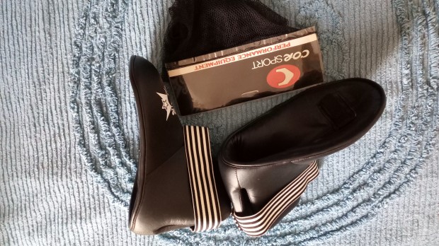 Calzari da protezione Kick  boxing nero della Corsport foto-22170