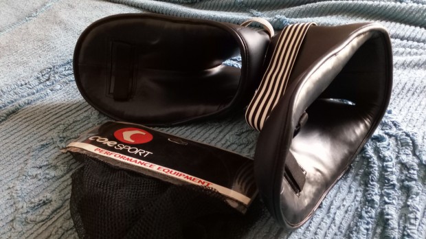 Calzari da protezione Kick  boxing nero della Corsport foto-11944