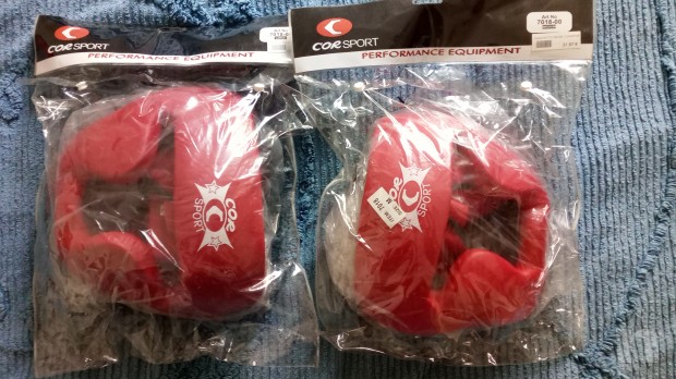 casco protezione boxing rosso Corsport foto-22172