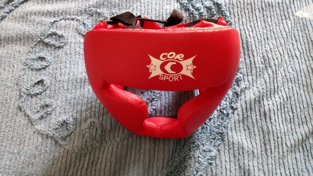 casco protezione boxing rosso Corsport foto-11945