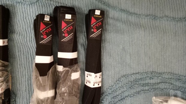 Cintura Karate nera lucido foto-22187