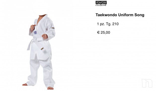 Divise taekwondo Nuove foto-22322
