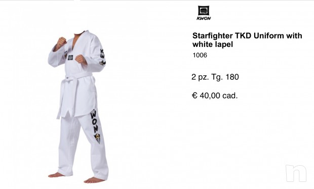 Divise taekwondo Nuove foto-22319