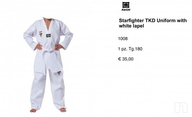 Divise taekwondo Nuove foto-22320