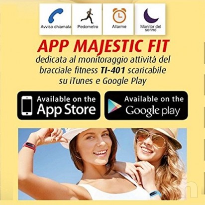 BRACCIALETTO FITNESS TI-401 BLUETOOTH MAJESTIC foto-22381