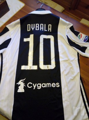 Maglietta Divisa Gara Juventus 2017/2018 Home Dybala 10 con Etichetta foto-22487