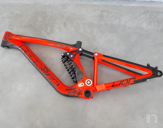Telaio + Ammortizzatore RS Vivid Downhill Pedroni Cycles Lion Carbon foto-12153