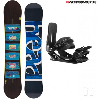 Set tavola snowboard head 153 156 162 + attacchi noomite rage foto-12295