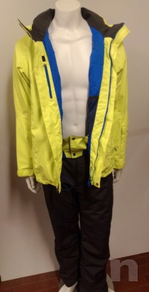 North Face Completo Sci Descendit HyVent 2L Originale F.I.S. Tg.Large foto-23091