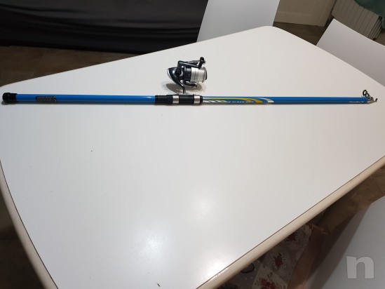 Canna da pesca 3.50m con mulinello e accessori  foto-12499