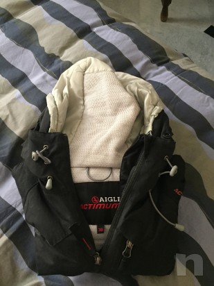 Giacca a vento donna piume d'oca super accessoriata foto-23528