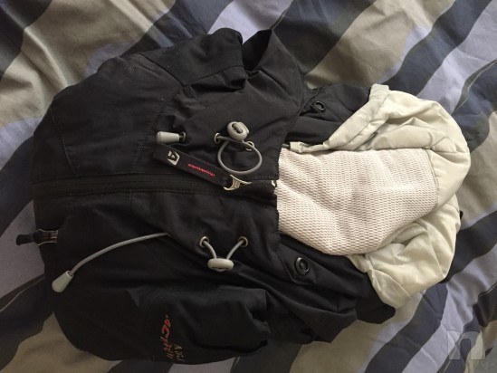 Giacca a vento donna piume d'oca super accessoriata foto-12625