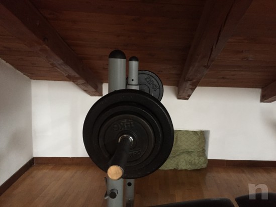 panca piana con bilancere  foto-23568