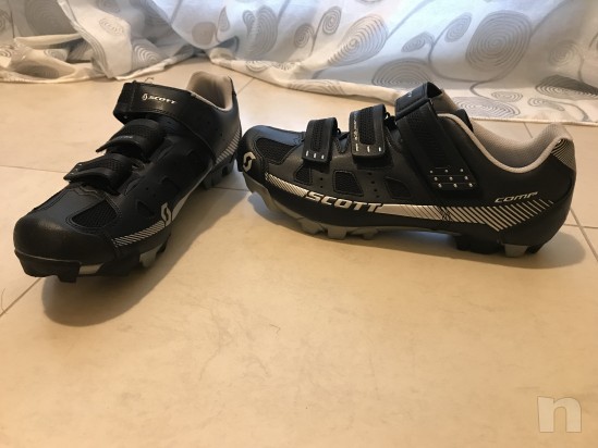 Scarpe  mtb Scott n. 45 più pedali spd Shimano foto-12712