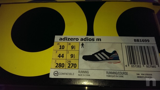Nuove Adidas adizero adios m (n° 44)  foto-12808