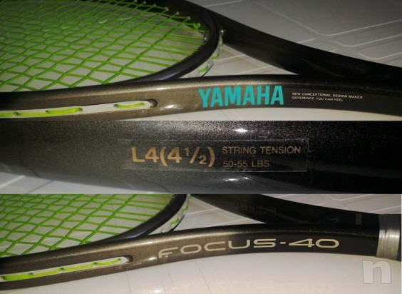 YAMAHA, modello FOCUS - 40 - racchetta da tennis foto-1944