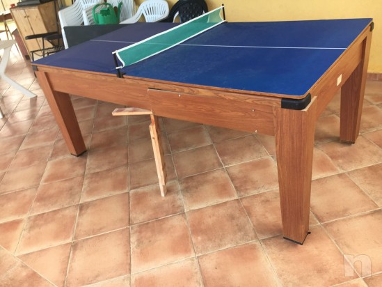 Tavolo ping pong e biliardo 4 in 1 foto-24129