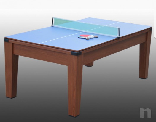 Tavolo ping pong e biliardo 4 in 1 foto-24127