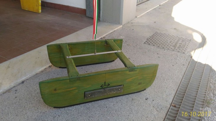 Barchino divergente ARTIGIANALE "Scannetto", per la pesca a traina da riva foto-25091