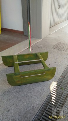 Barchino divergente ARTIGIANALE "Scannetto", per la pesca a traina da riva foto-25092