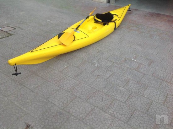 canoa kayak con pagaia foto-25561