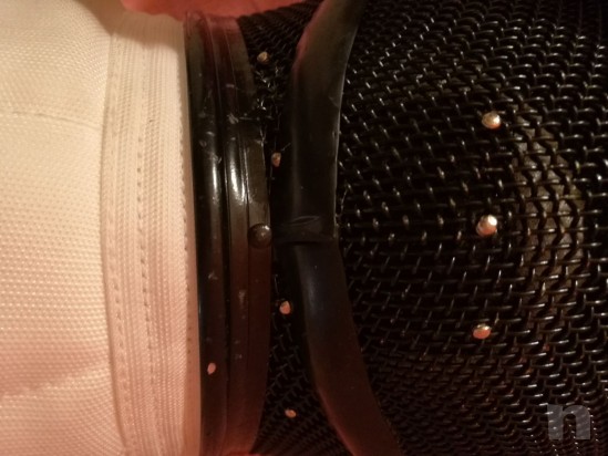 Maschera Spada Leon Paul X-Change usata, chiusura velcro nuova foto-25925