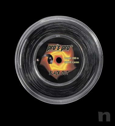 VENDO CORDE TENNIS PRO'S PRO BLACK OUT 1,24- 1,28 foto-139