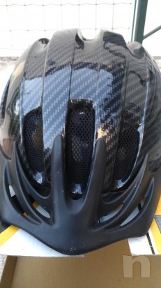CASCO FORTUNA TAGLIA L/XL SCOCCA EFFETTO CARBONIO foto-14022