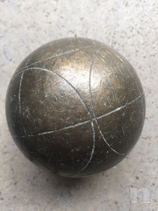 6 Bocce in bronzo complete di borsa tecnica foto-26519