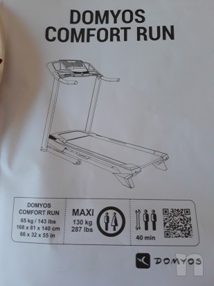 Vendo tapis roulant  mai usato richiudibile foto-26633